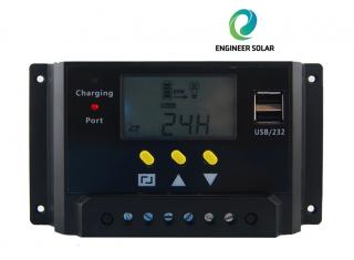 LMS SERIES LCD DISPLAY SOLAR CHARGE CONTROLLER WITH 5V USB OUTPUT