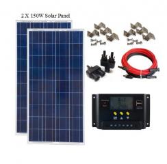 300 Watt 12V Off-Grid Solar Panel Kit